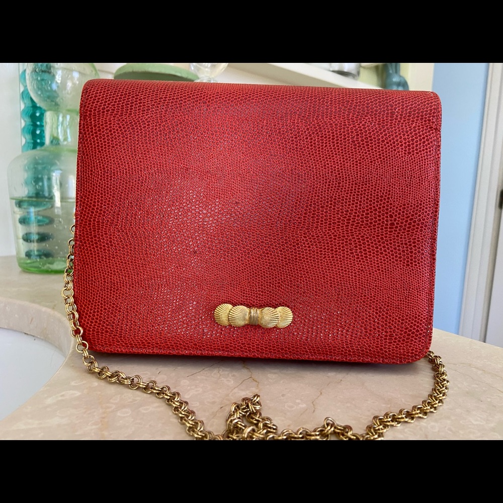 Vintage Red Box Bag